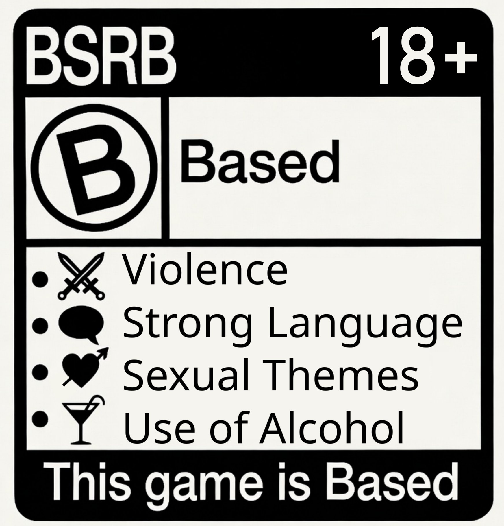 BSRB Rating: 18+ Based - CSE is Based