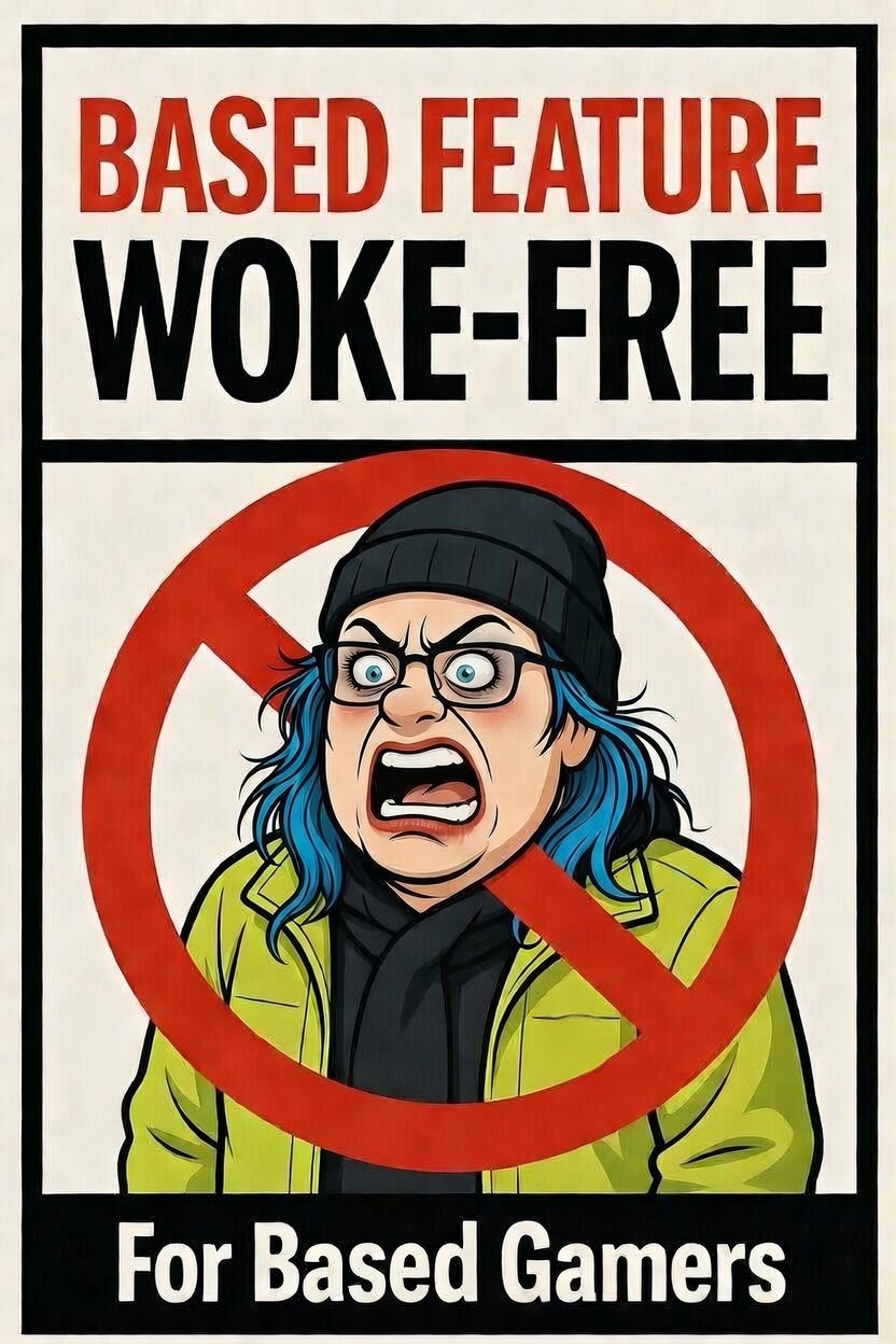 BSRB Based Feature: Woke-Free - For Based Gamers
